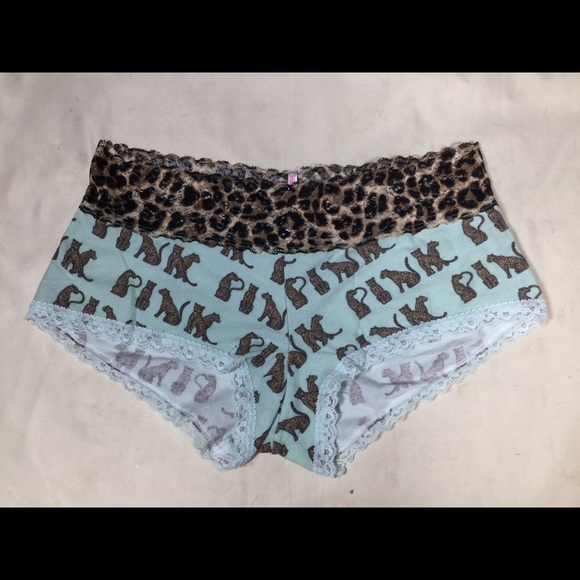 PINK Victoria’s Secret Low Rise Boy Short Panty L - Picture 1 of 3